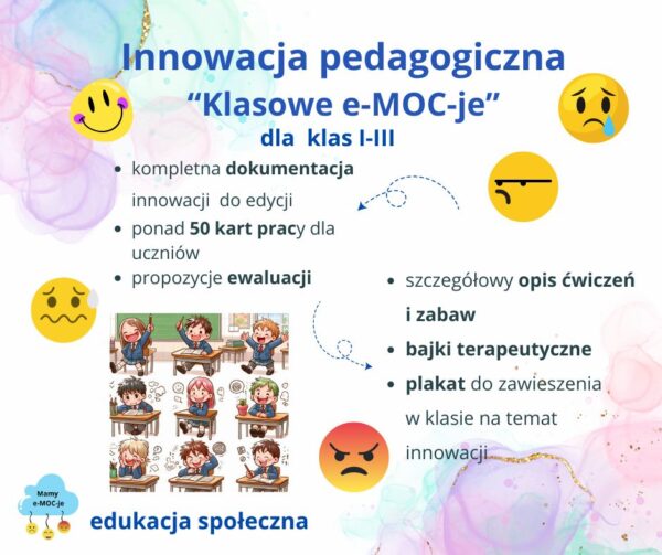 Innowacja pedagogiczna "Klasowe e-MOC-je" dla klas 1-3