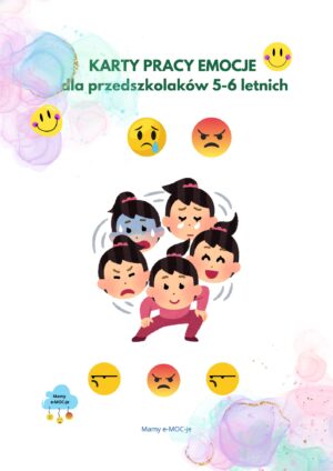 Karty EMOCJE dla przedszkola, 5-6 latków